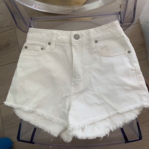 Sunday best white jeans shorts